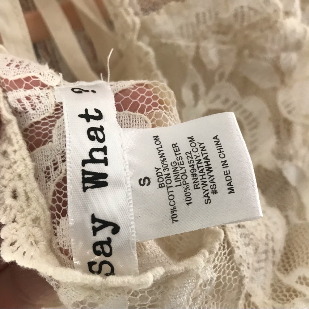 Summer Lace mini dress !! Cute!!! ( Small ) - Picture 5 of 5